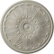 Ekena Millwork Bordeaux Ceiling Medallion (Fits Canopies up to 3 1/4"), 22 5/8"OD x 1 3/4"P, Pot of Cream Crackle CM22BOPCC - alternate 1